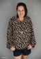 Preview: Viskose Animalprint Altrosa/Schwarz Zebra  by Swafing